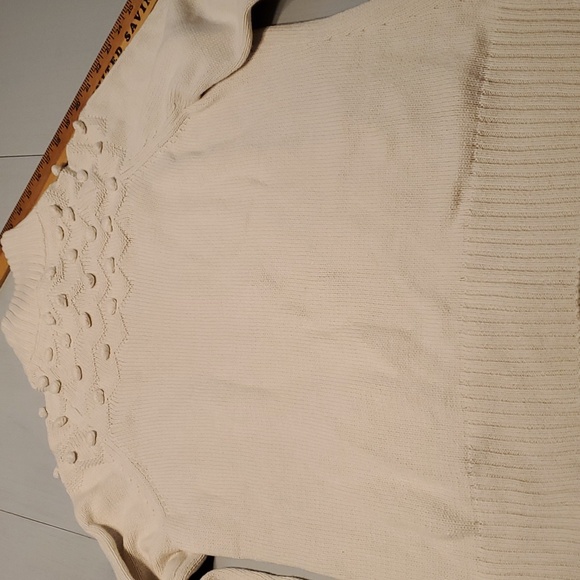 Isaac Mizrahi LIVE! Knitted zip down Sweater, Nobby detail. - Picture 8 of 8